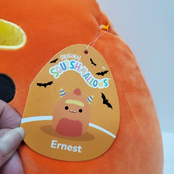 Squishmallows‎ Ernest Orange Monster 16" Halloween Plush Figure 2022 NWT - Picture 2 of 4